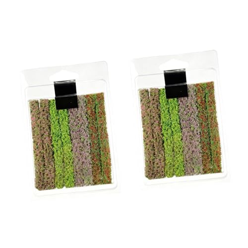 ミニチュア造園用低木ストリップ現実的な紅葉クラフト風景建物モデルツリー家の装飾鉄道模型アクセサリー