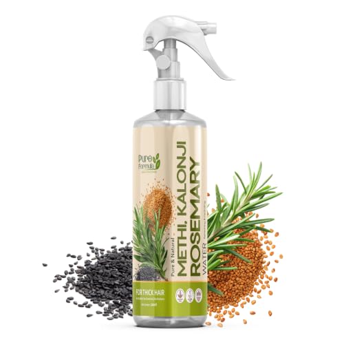 Buy Pureformula Rosemary, Methi & kalonji Water Hair Spray with Herbal Extracts | Refreshing Hair Care Spray for Strong, Smooth & Healthy | 200ml Online at Low Prices in India - Amazon.in - Image 2
