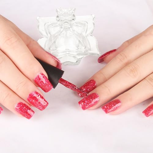 Recipiente de vidrio para líquido de manicura con tapa miniatura 7