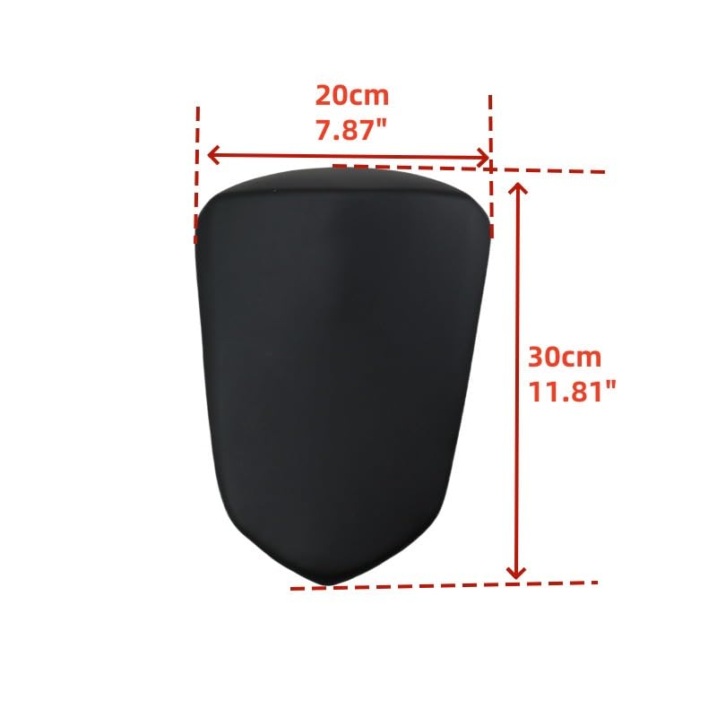 Cojín de asiento trasero para pasajero de moto CBR1000RR 2017-2020 2
