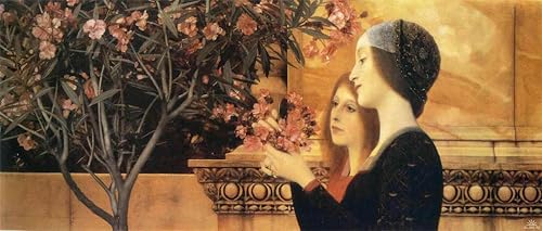 Affiche Gustave Klimt Due Ragazze poster graffiti 60x90cm