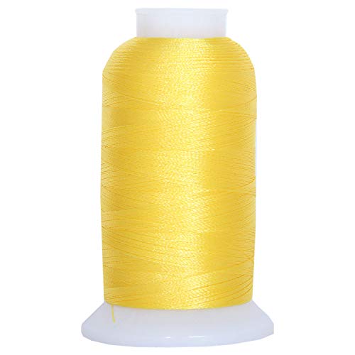 Image of ThreadArt Polyester Machine Embroidery Thread, 1000M 40wt, Warm Yellow 1083