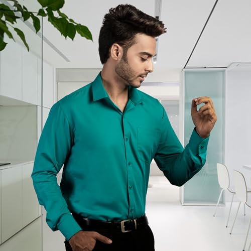 Image of FAIR-MAN Regular Fit Formal Shirt for Men Full Sleeves Classic Button-Down Design Comfortable Cotton Fabric Perfect MNS-9912