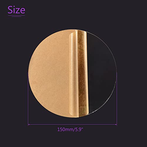 Image of DMiotech 6 inch Diameter 6mm Thick Acrylic Sheet Circle Round Disc PMMA Acrylic Board for Craft DIY Display Project Sign Blank Clear