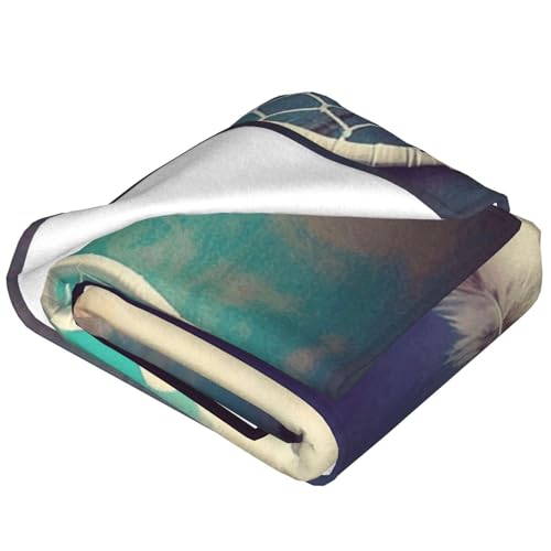 Couverture micro polaire chaude pour lit et canapé, style attrape-rêves - 4