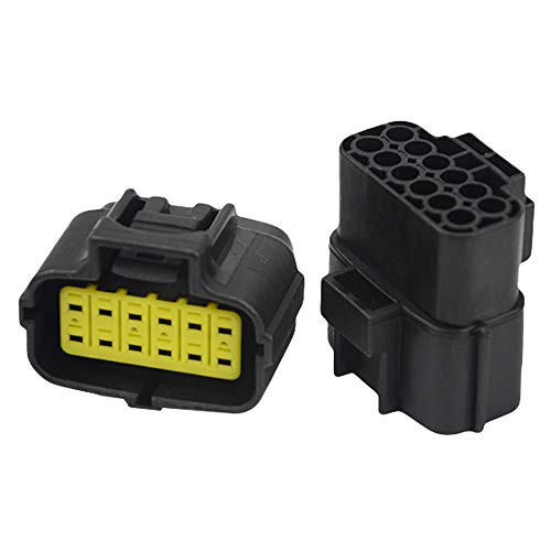WMYCONGCONG 3 Kits 12 Pin Way Waterproof Electrical Connector Plug for Car Automotive (12 Pin)