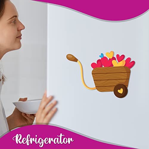 Image of Bhai Please Love Basket Wooden Fridge Magnet | Cute Magnet for Home Kitchen Decor | Quirky Romantic Gift for Couples | Unique Valentine Pack of 1