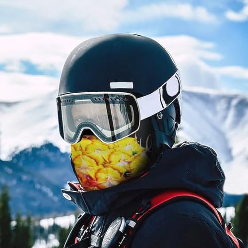 Balaclava para hombres, máscara para esquí y ciclismo, con diseño de piña, para invierno miniatura 5