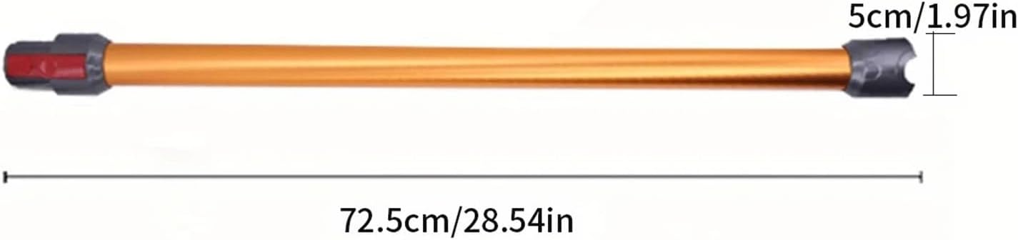 伸縮延長ロッド、Dyson V7 V8 V10 V11 V15コードレスハンドヘルド掃除機に対応、交換用延長バー伸縮チューブ(Bla