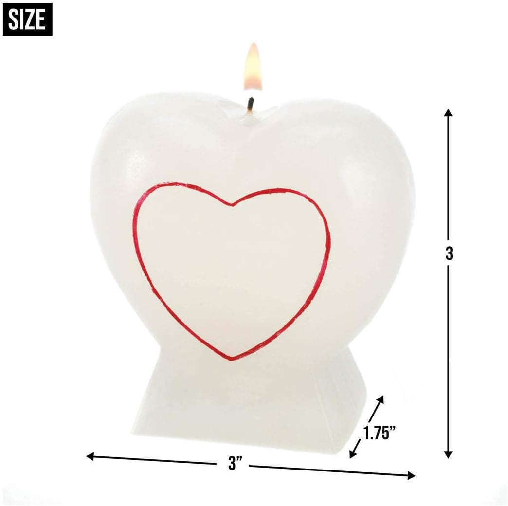StealStreet Hearts and Lips Glow Candles (Bulk-Buy)