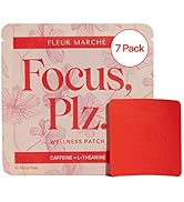 Fleur Marche Focus, Plz. Botanical Patch - Brain Boosting Focus Patch with Caffeine, Lion's Mane ...