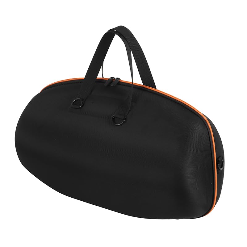 BeisDirect Reisetasche für JBL Boombox 4 Lautsprecher, tragbare harte EVA-Tragetasche, Schutzhülle, Lautsprecherhülle, staubdichte Aufbewahrungstasche mit Schultergurt und kleiner Tasche (Orange)