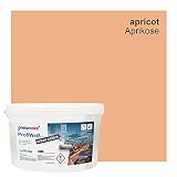 preismaxx Profiweiß urban colors, bunte Wandfarbe, orange, aprikose, apricot 5L, Innenfarbe, hohe Deckkraft Klasse 2, matt