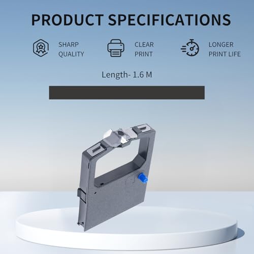IUX Printer Ribbon 320/321 Turbo Ribbon Compatible for Okidata Microline 52102001 52104001 Oki 320/321 Turbo Ribbons for Okidata Microline 320 321 Turbo Printer Ribbon Packs of 16