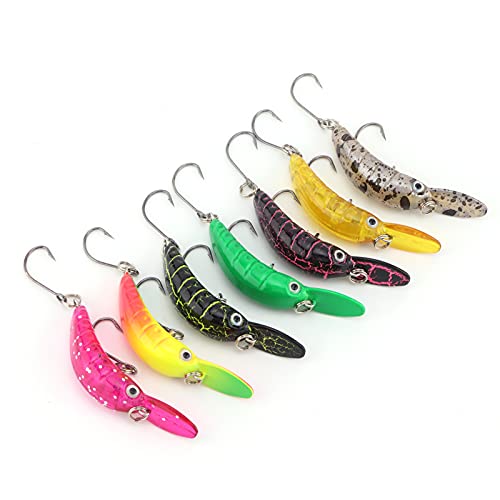 BiKING! 人工フローティングミノー、フィッシングルアーフローティングクランクベイトハードベイト人工ミニミノーパイクバストラウトベイト 6枚目