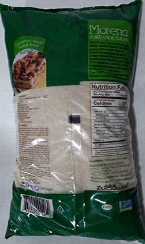 ZULKA MORENA Pure Cane Sugar all Natural, Great Taste - 6 LB (2.72kg)