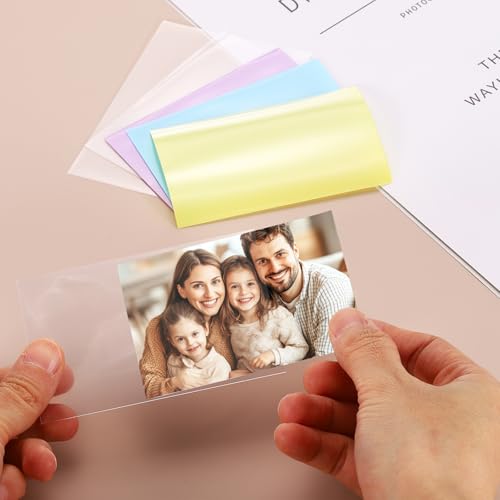 Pochettes transparentes pour cartes en CPP souple et résistant violet