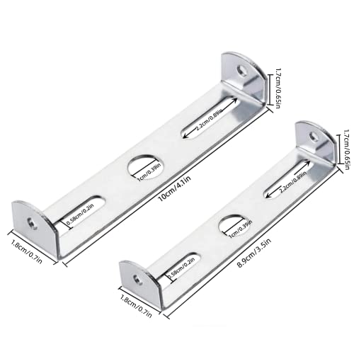 Hnoygnu Pack Of 8 Light Fixture Mounting Bracket,Mount Bracket Light Crossbar Kit,With Screws 90Mm 105Mm #TOP1