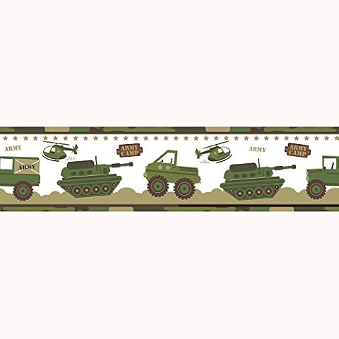Price Right Home Army Camp Wallpaper Border -Camouflage A12804 Cover