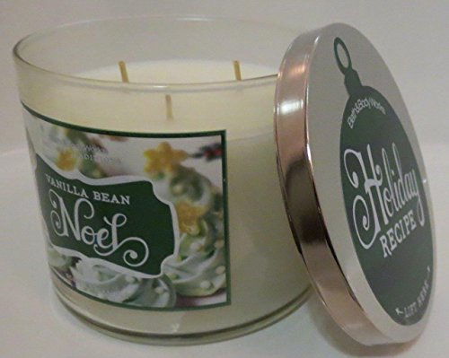 Bath and Body Works 3 Wick Vanilla Bean Noel Scented Candle 14.5 OZ