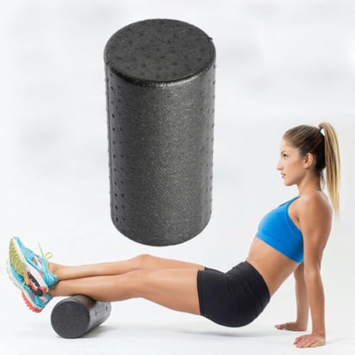Rodillo muscular firme de EPP negro redondo para ejercicios abdominales 3