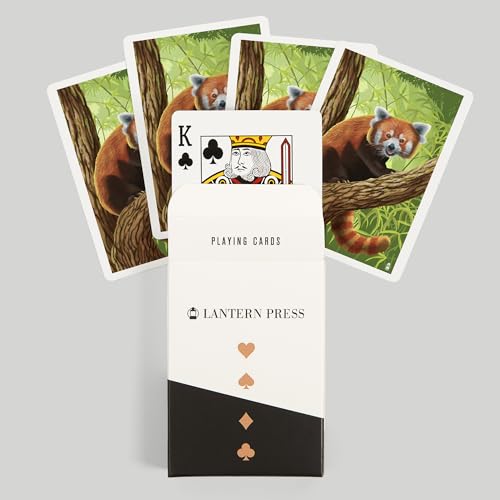 Baraja de Poker Red Panda, 52 cartas para adultos miniatura 6