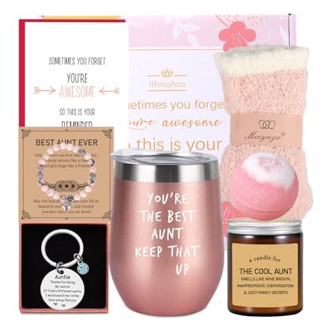 Ithmahco Aunt Gifts, Aunt Gifts From Niece, Aunt Gifts From Nephew, Aunt Christmas Gifts, Best Aunt Ever Gifts, Great Aunt Gifts, Best Gifts For Aunt, Auntie Gifts From Niece, Best Auntie Ever Gifts Cover