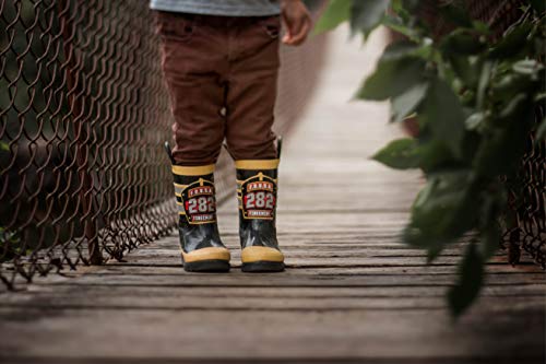Western Chief Boys Waterproof Printed Rain Boot With Easy Pull On Handles, F.d.u.s.a, 9 M Us Toddler #TOP4