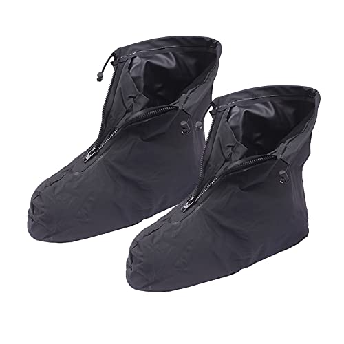Daseey Capas para sapatos impermeáveis Capas para botas de chuva com tira elástica e zíper reutilizá