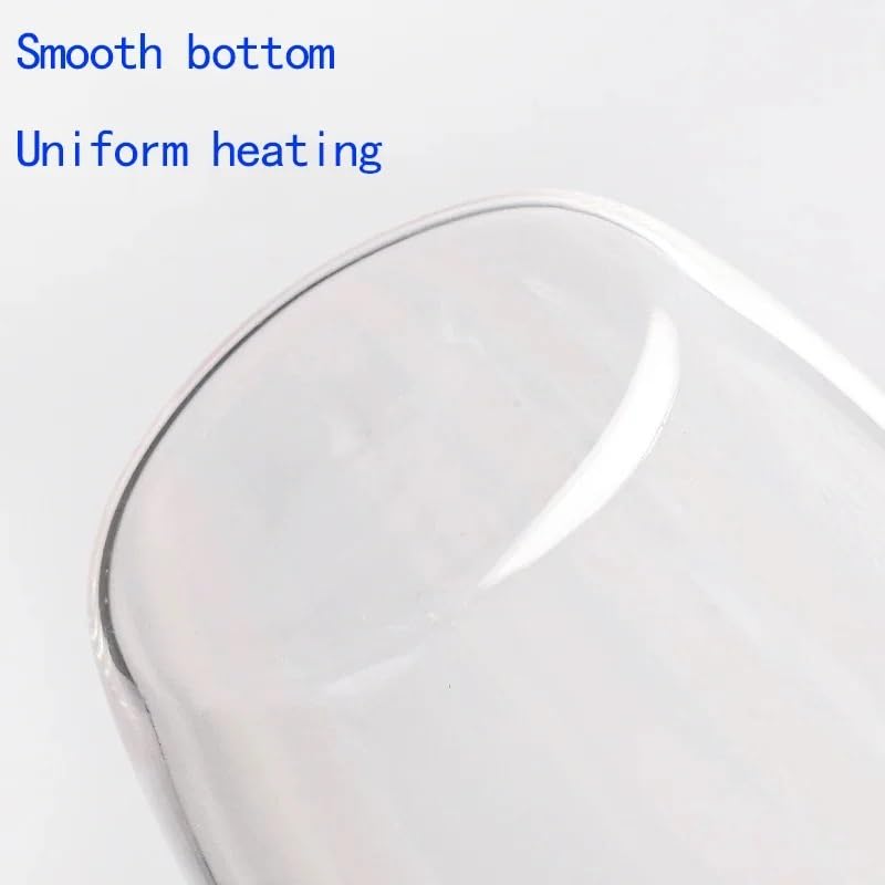 1pc High-Purity Quartz Crucible with Lid - 200ml Lab-Grade, High-Temperature Acid & Alkali Resistant