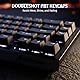 ATTACK SHARK X68 HE 8000Hz Rapid Trigger-Tastatur, 0,01mm RT-Genauigkeit, Kabelgebundene RGB 60% Gaming-Tastatur mit Magnetic Switches, Einstellbare Betätigung, Snap Tap, für PC/Mac, Schwarz