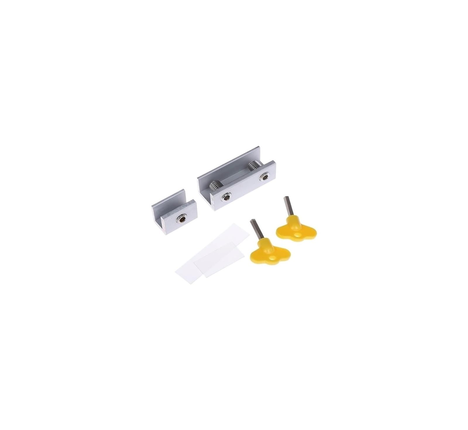 FGJsfhrDTU Window Locks Window Safety, Windows Stopper Door Anti-Theft Restrictors,VHB Adhesive No Tools Need Or Drill lor : Wit, Size 1pcs