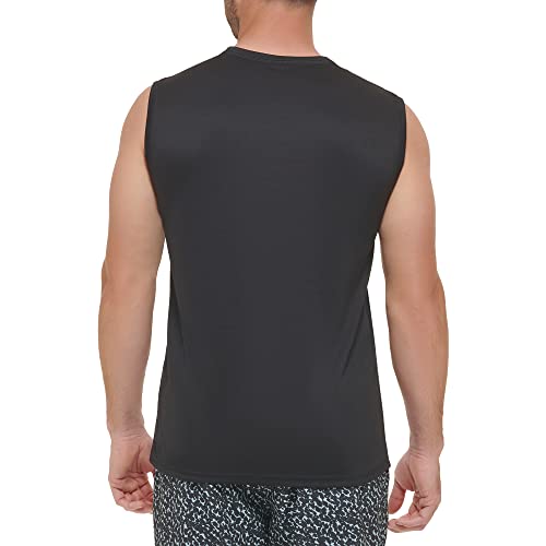 calvin klein men39s standard upf 40 sleeveless quick dry swim shirt
