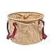 Large Outdoor Camping Folding Bucket Washing Collapsible Water 10L/20L/30L (rose red,30L)