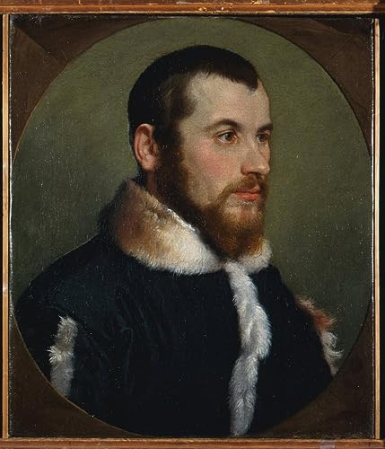 Affiche Battista Moroni portrait de jeune homme 60x90cm pour décoration murale de salon