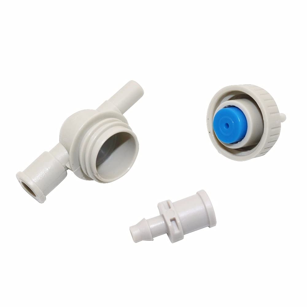 Adaptador de Conector de Manguera, 20 Juegos, Dispositivo Antigoteo Esférico de 6 Mm con Púas Individuales, Conector Recto, Kits Deua para Jardín, de Riego, Accesorios para Manguera