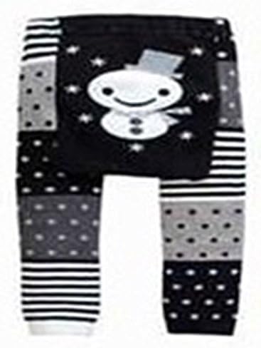 Baby Toddler Infant Leggings Tights Pants Unisex with Adorable Animal Design Snowman Large