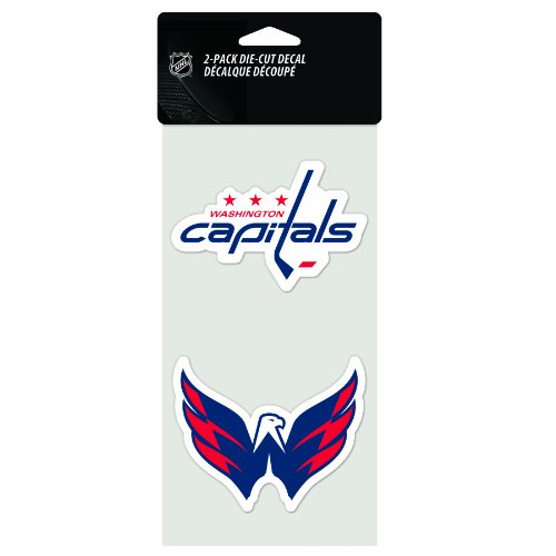 WinCraft NHL Washington Capitals 2-Piece Die-Cut Decal, 4