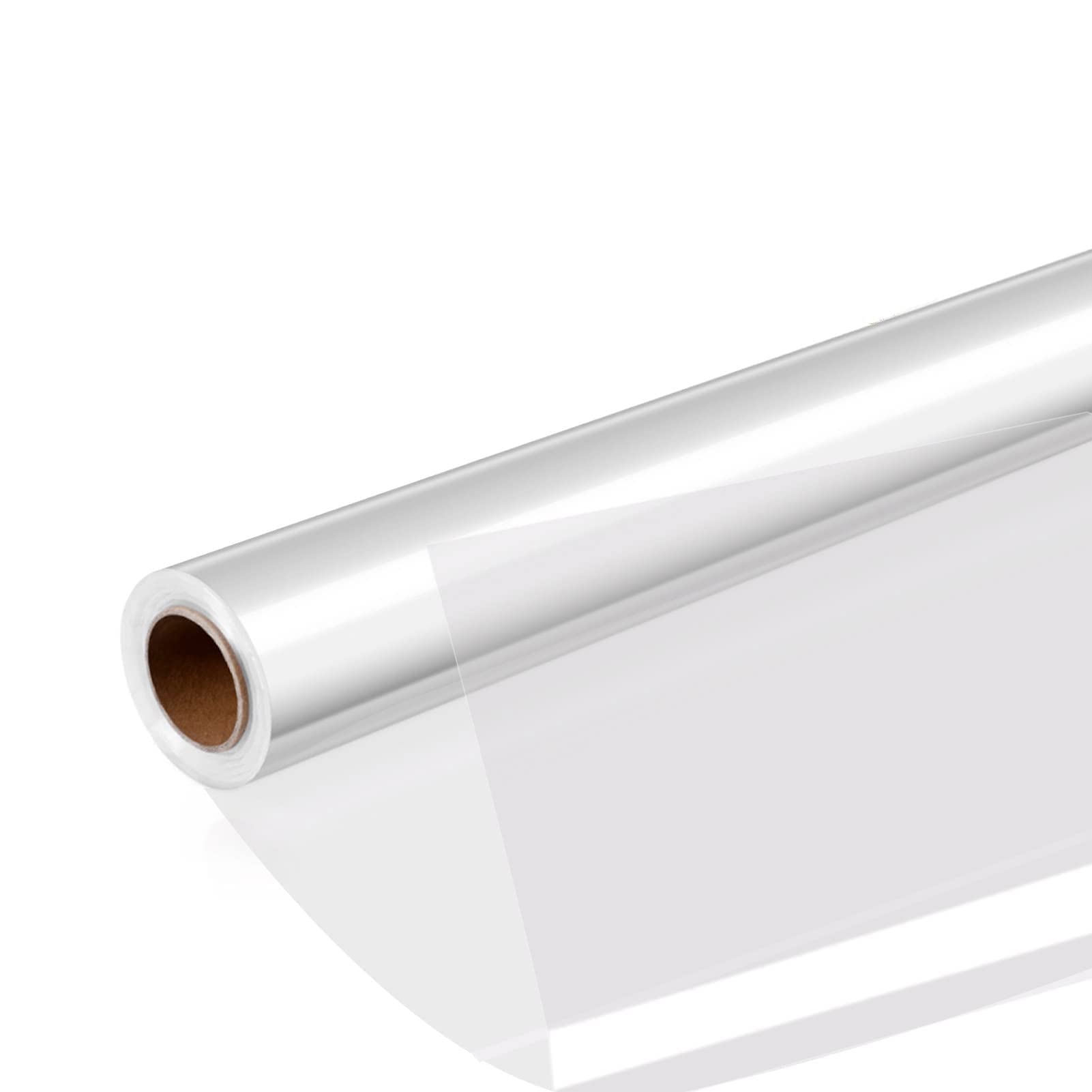 Trintion Cellophane Wrap Roll 20x80cm Clear, Durable, Multi-purpose Gift Wrap for Hampers, Flowers, Crafts, Baskets, Occasions