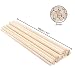 Belle Vous Palo Madera Redondo Natural (Pack de 100) 30 cm de...