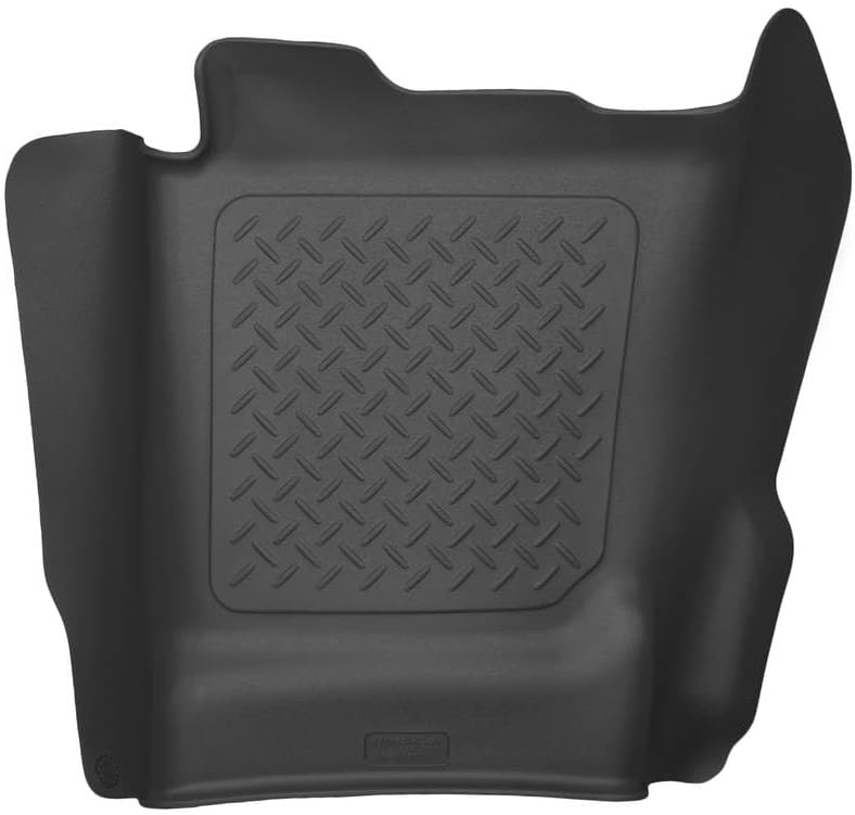 Husky Liners X-act Contour Floor Mats | Fits 2014-2018 Chevrolet Silverado & GMC Sierra 1500, 2019 LD; 2015-2019 Silverado/Sierra 2500/3500 Double & Crew CAB | Center Hump, 1-pc Black - 53151
