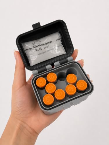 Estojo Porta Ampolas 3ml para 10 Frascos - Preto e Cinza