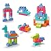 Mega Bloks Juego de construcción de 60 piezas, bolsa ecológica rosa, juguetes...