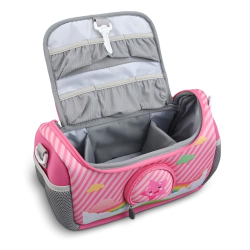 TIANHENGMart Étui de transport conçu de manière pratique pour lecteur audio Toniebox avec espace pour les figurines, rose