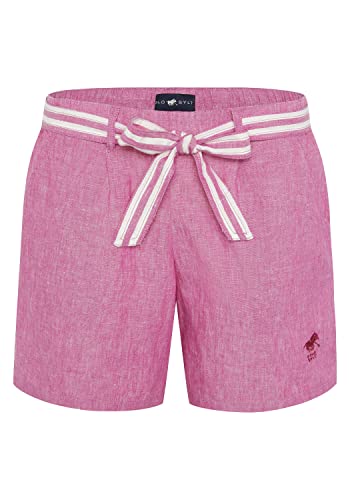 Polo Sylt Leinenshorts mit Gürtel aus Stoff