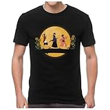 Moon Samurai Champloo T Shirt Men Cotton Oversized T Shirts Mugen Fuu Manga Anime Tees Top Novelty Tshirts EMO Men.r