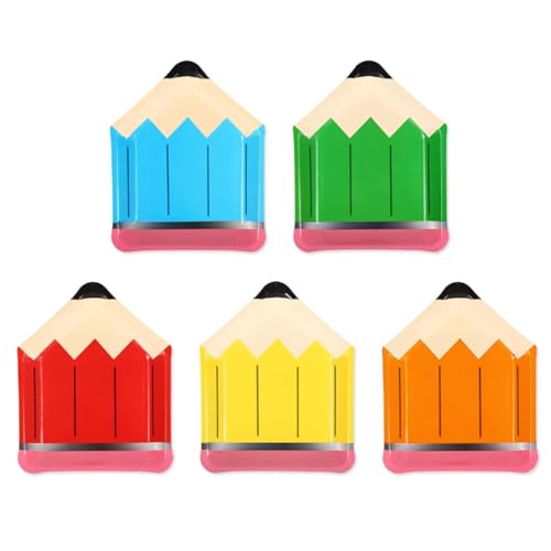 Platos desechables de papel para regreso a clases y fiestas infantiles escolares, 50 piezas 2