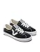 Vans Unisex Sport Low Shoe | '90s Retro Inspired Low-Top Fashion Sneakers for Men & Women, Black/White, 7/8.5