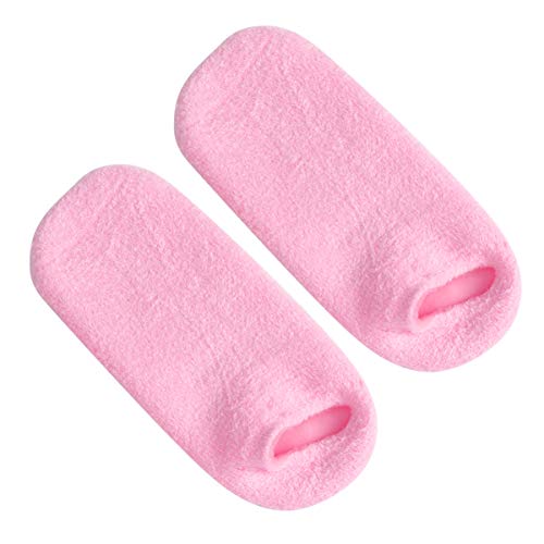 FRCOLOR 2 Pairs Heel Repair Socks Cracked Heels Guard Anti Callus Socks Footcare Treatment Socks Feet Healing Socks Skin Softening Socks Hard Feet Socks Foot Beauty Socks Spa Boots - Image 8
