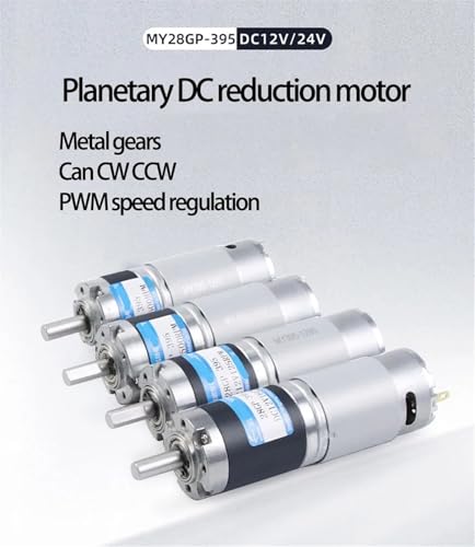 Moteur réducteur 24V 125RPM couple élevé pour remplacer un moteur de trappe